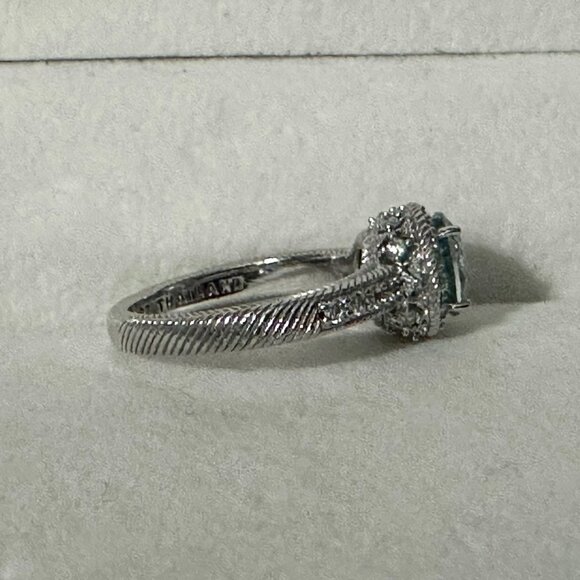 Judith Ripak Paraiba size 5 Sterling Silver Ring - Picture 5 of 8
